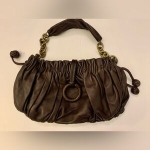 BCBG Max Azria mini leather satchel